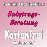 Firlefanz Club Vorteil - kostenfreie Babytrageberatung